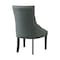 Alaterre Furniture Haeys Tufted Upholstered Dining Chairs, Grey Set of 2, PR ANHT02FDC - alternate 9
